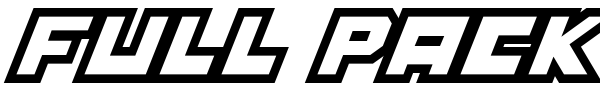 Full Pack 2025 font preview